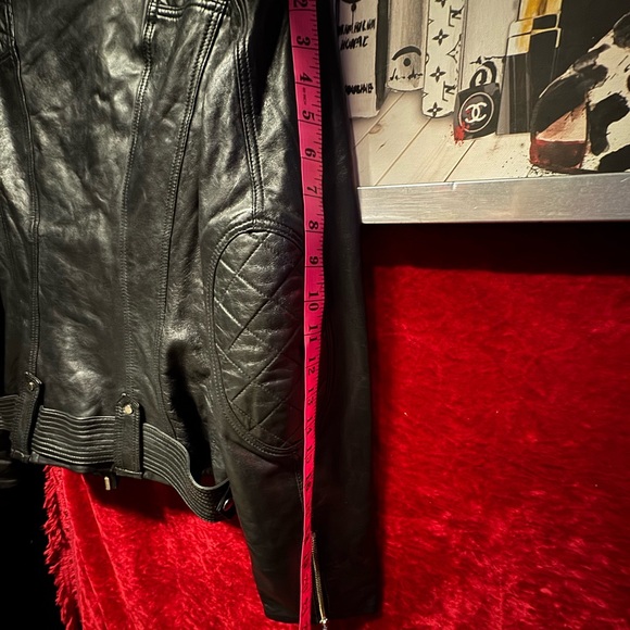 DANIER BLINK Quilted Black Leather Motorcycle Jacket Never Used - Picture 10 of 11